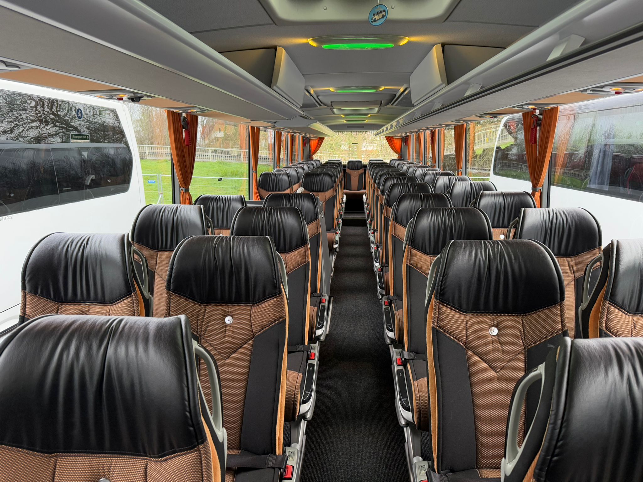 55-Seater Coach Interior